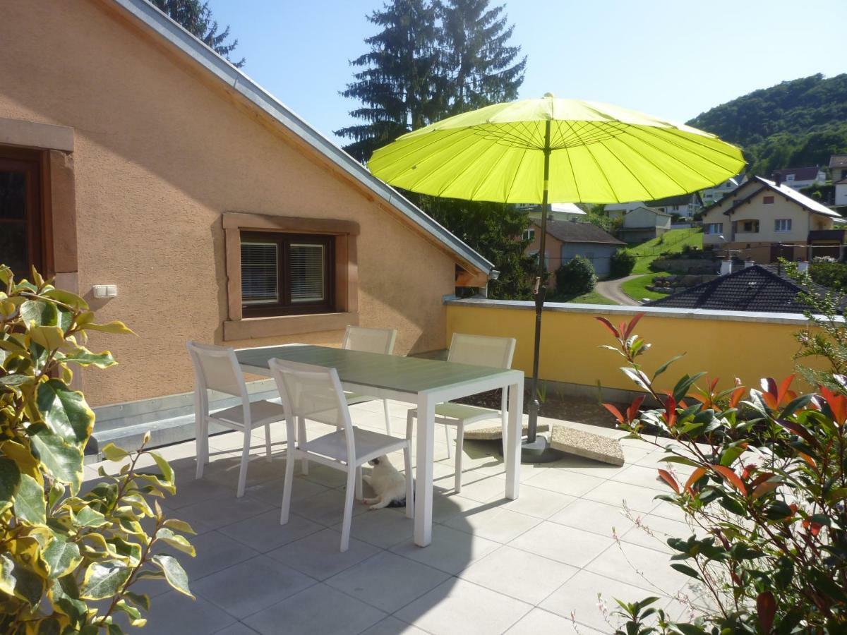 La Tete Au Soleil Lägenhet Soultzmatt Exteriör bild