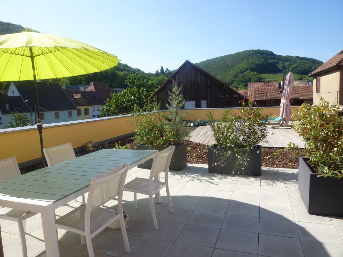 La Tete Au Soleil Lägenhet Soultzmatt Exteriör bild